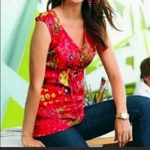 Cabi Wildflower Art Teacher Blouse